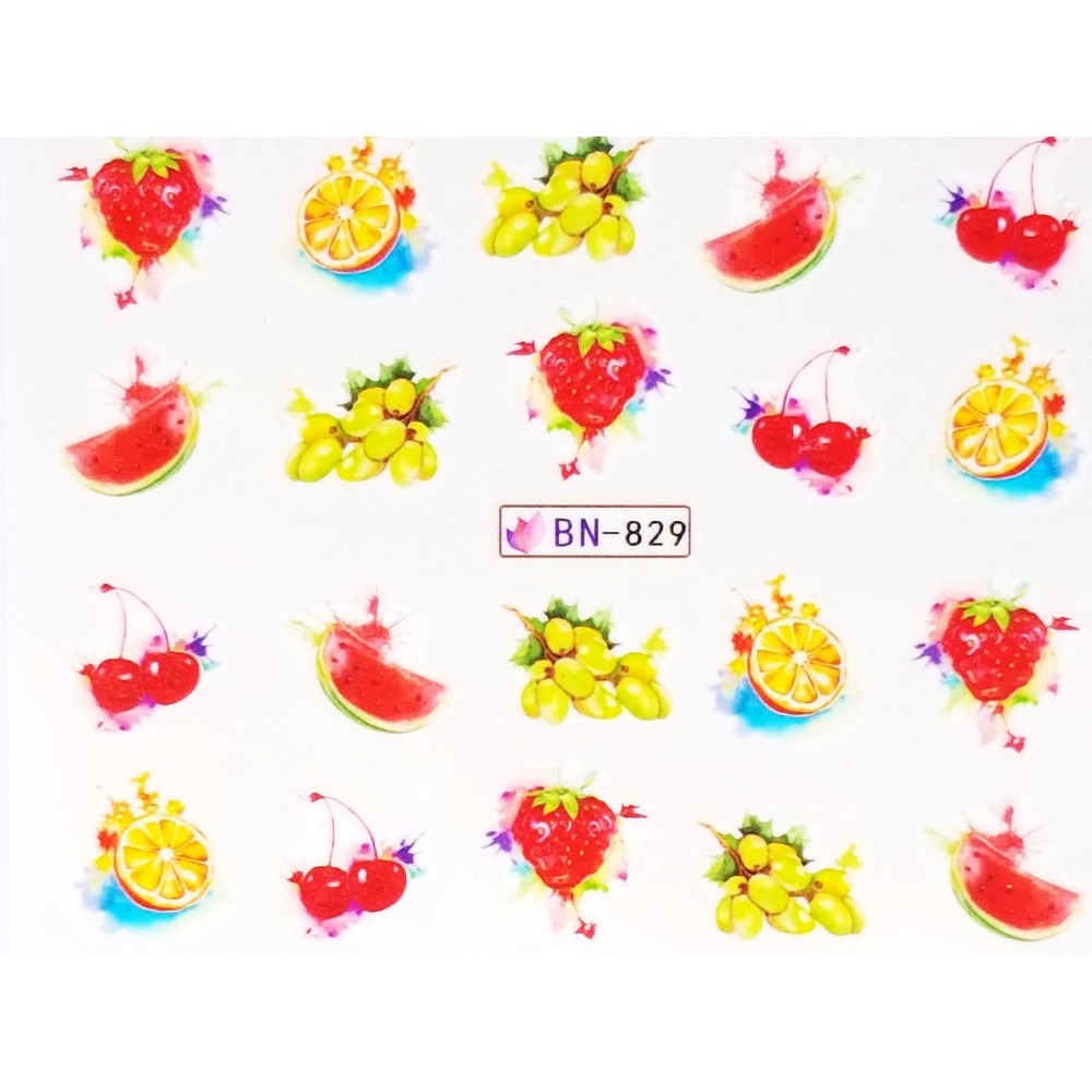 Ваденки за нокти плодчета BN 829