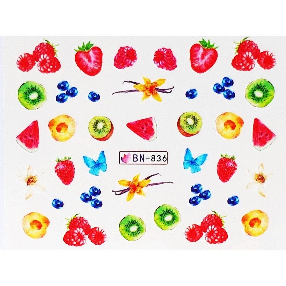 Ваденки за нокти плодчета BN 836