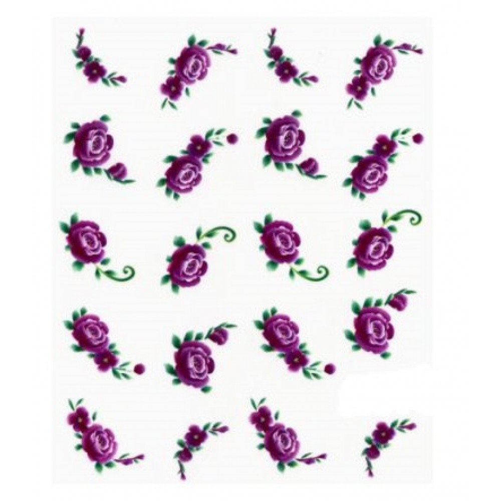 Ваденки за нокти Цветя BLE 013