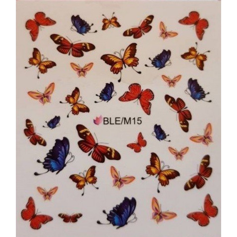 Ваденки за нокти Пеперуди BLE/M 15