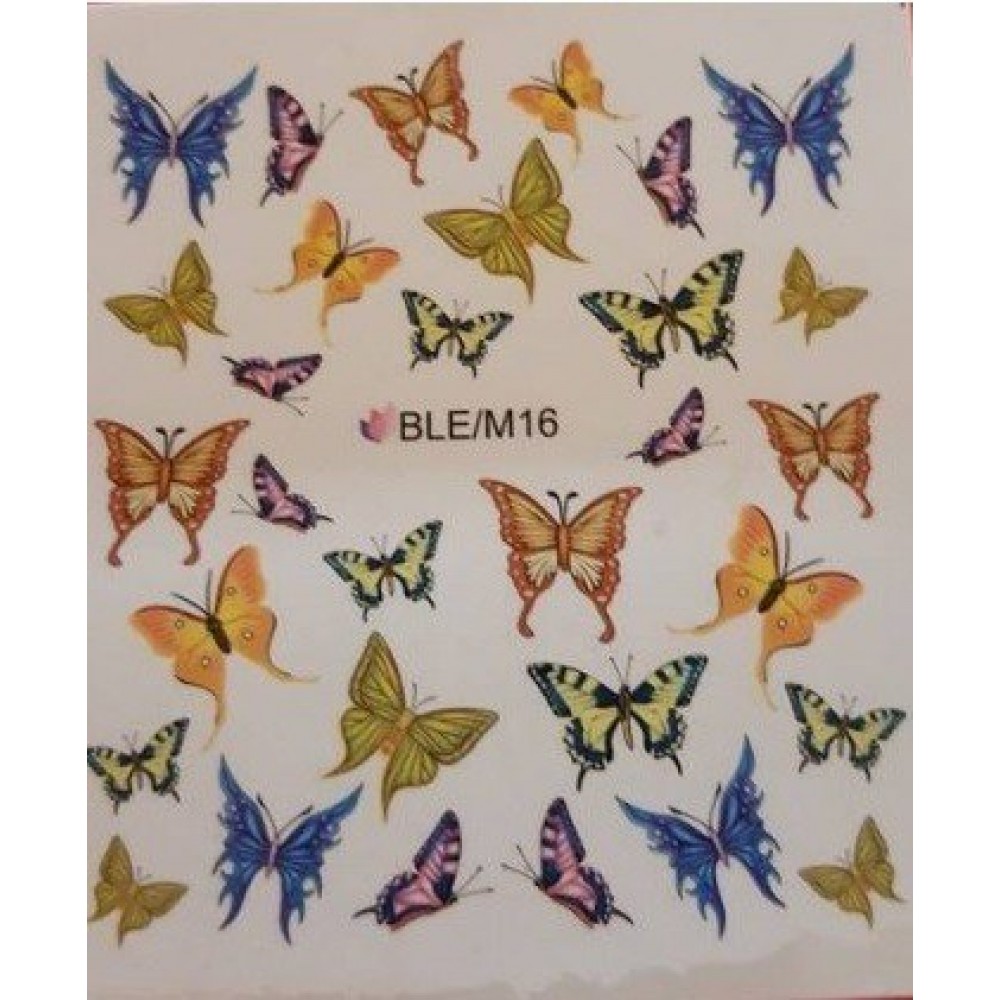 Ваденки за нокти Пеперуди BLE/M 16