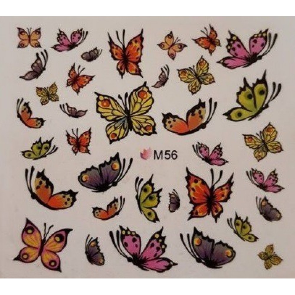 Ваденки за нокти Пеперуди M 56