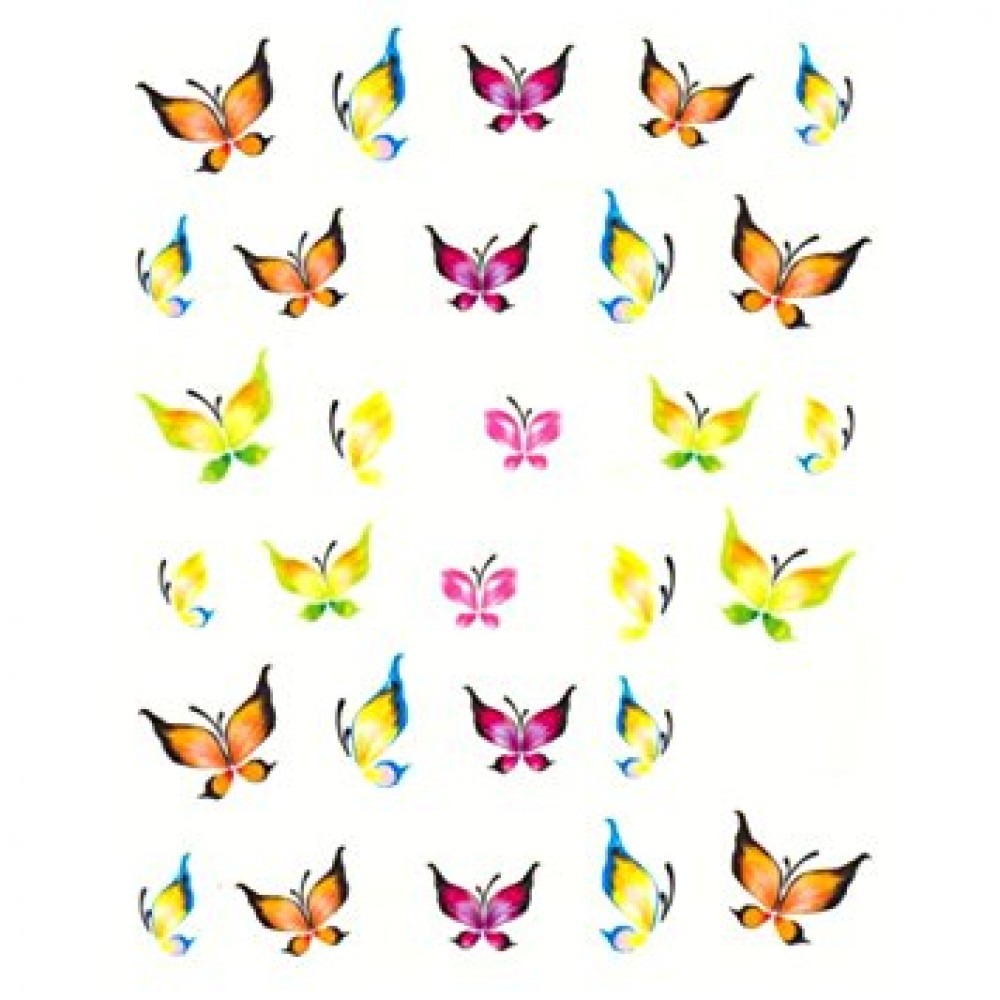 Ваденки за нокти Пеперуди BLE 196