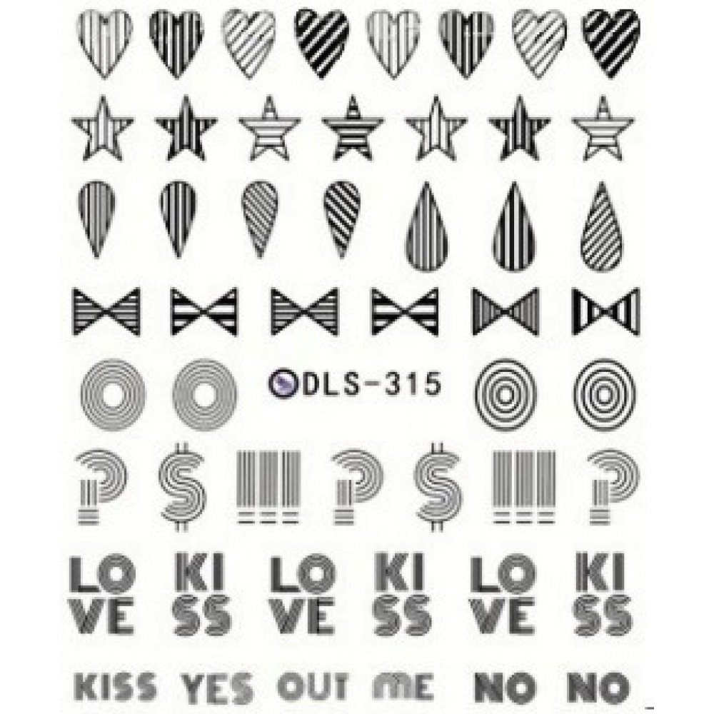 Ваденки за нокти Разни DLS 315