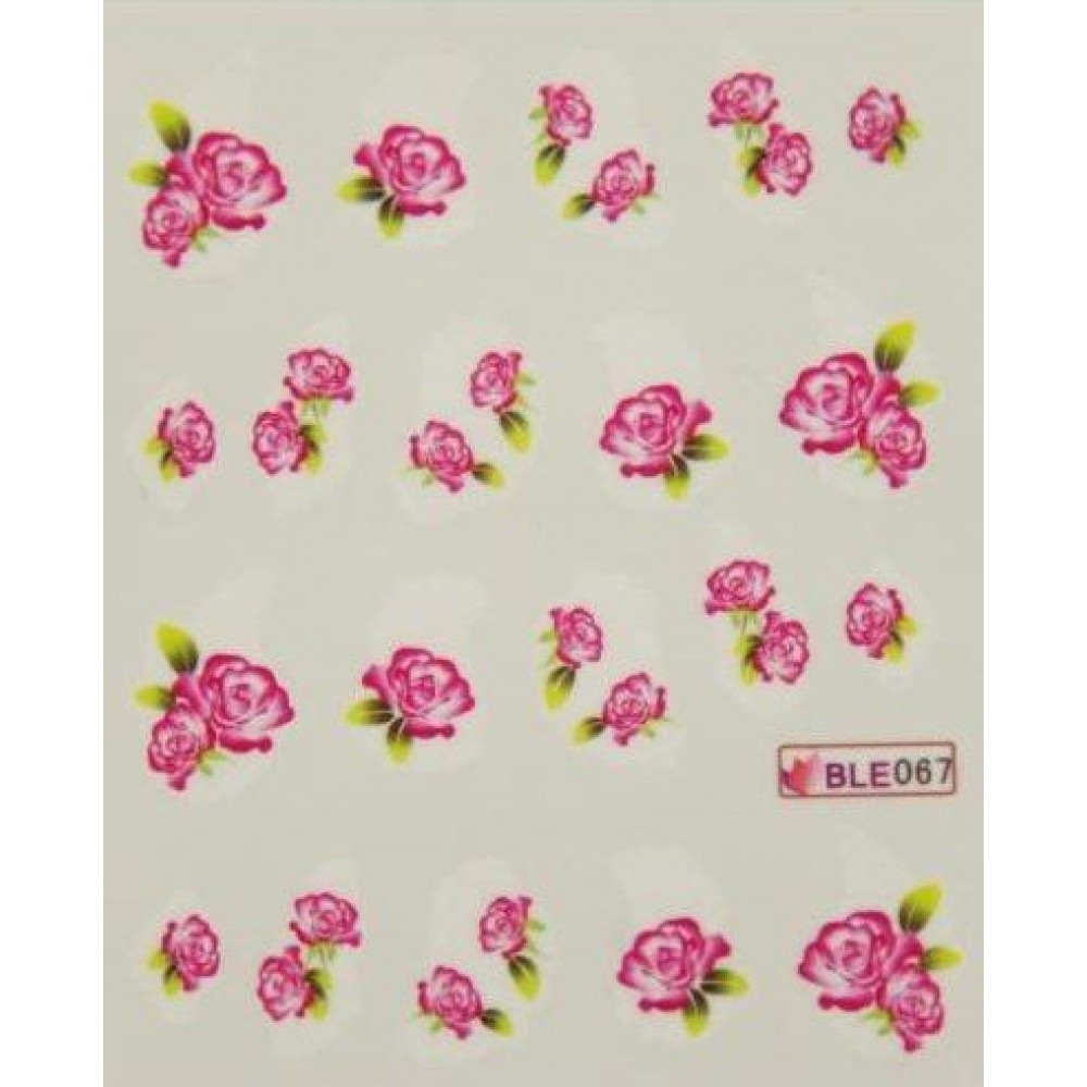 Ваденки за нокти Цветя BLE 067 Ваденки за нокти Цветя BLE 067