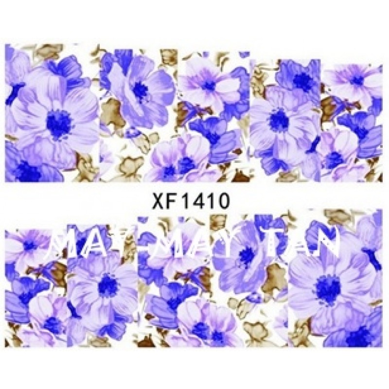 Ваденки за нокти Цветя XF1410