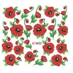 Ваденки за нокти Цветя M 53