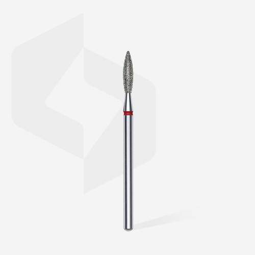 Диамантена фреза ЧЕРВЕН пламък Staleks EXPERT 2.3mm/10mm