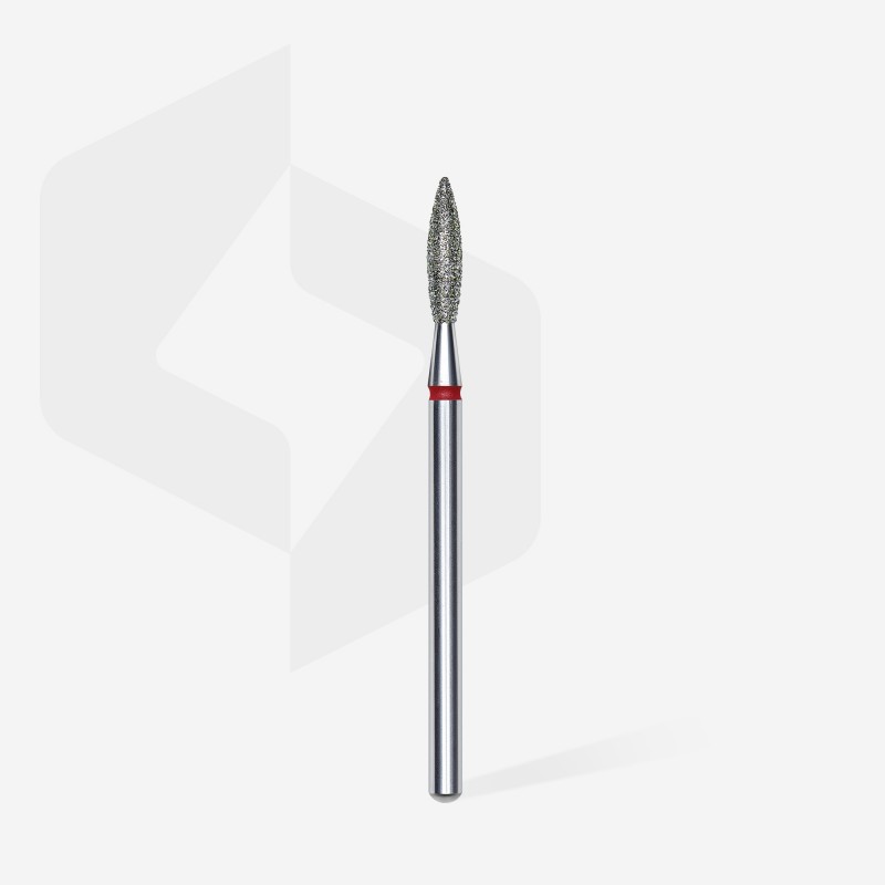 Диамантена фреза ЧЕРВЕН пламък Staleks EXPERT 2.3mm/10mm