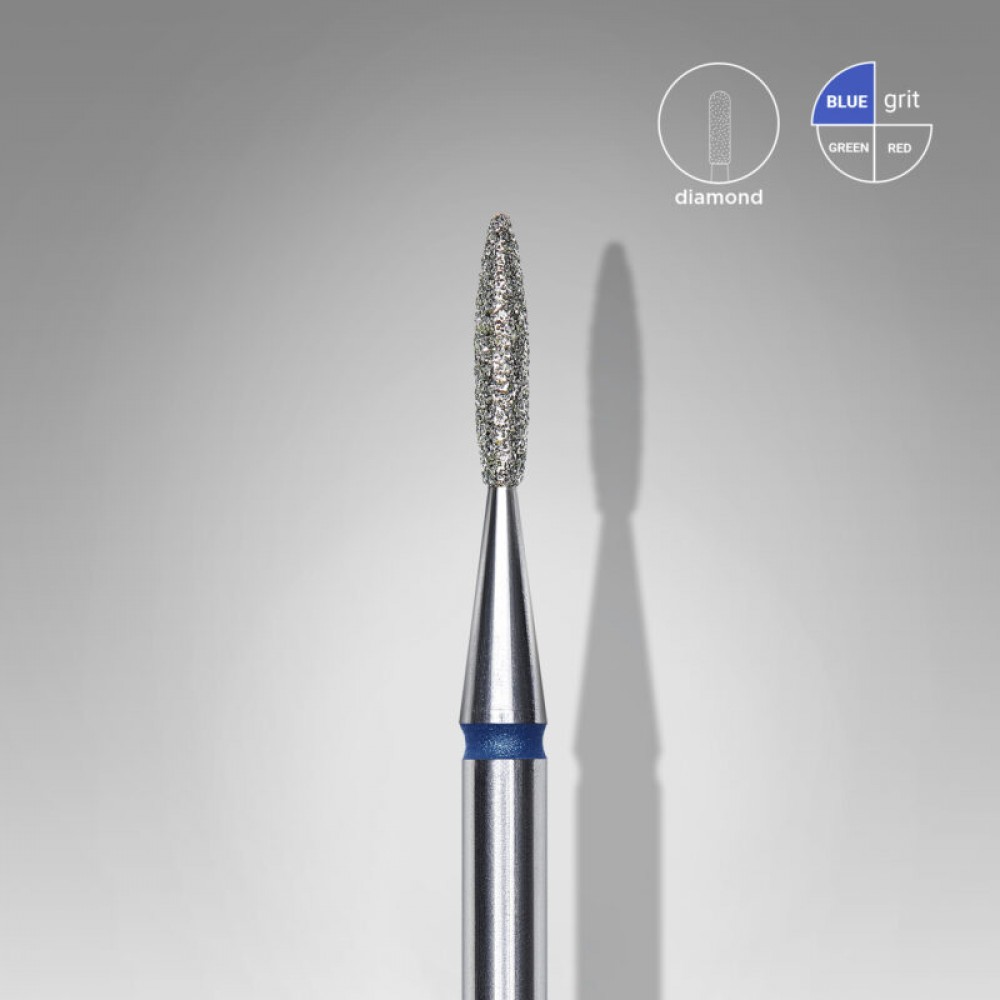 Диамантена фреза СИН "Остър пламък" Staleks EXPERT 1.6mm/8mm