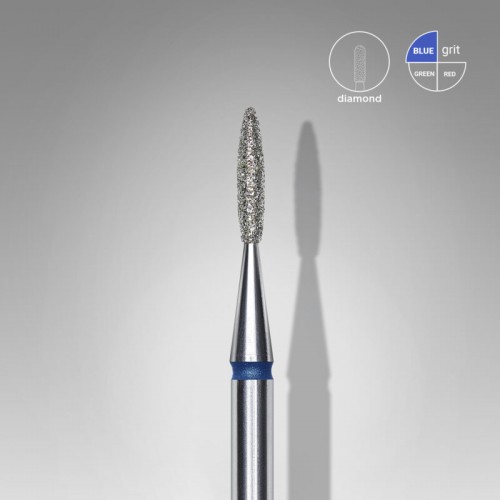 Диамантена фреза СИН "Остър пламък" Staleks EXPERT 1.6mm/8mm