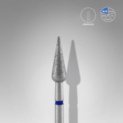 Диамантена фреза СИНЯ "Круша" Staleks EXPERT 4mm/12mm