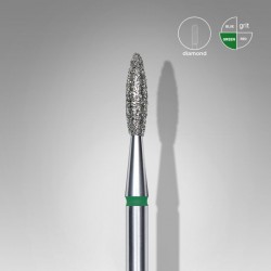 Диамантена фреза ЗЕЛЕН пламък Staleks EXPERT 2.1mm/8mm