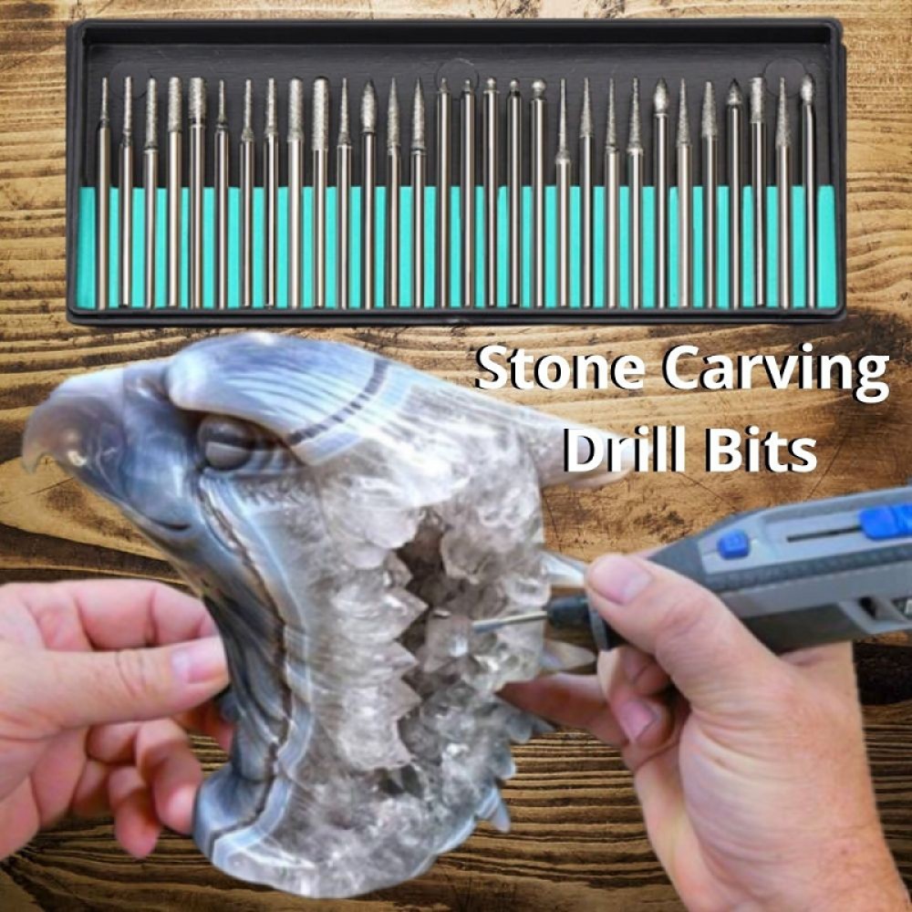 Накрайници за обработка на камък, дърво, метал 30бр диамантени Накрайници за обработка на камък, дърво, метал 30бр диамантени