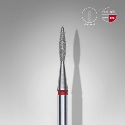 Диамантена фреза ЧЕРВЕН "Остър пламък" Staleks EXPERT 1.6mm/8mm