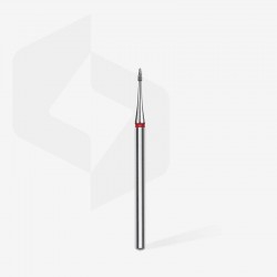 Диамантена фреза ЧЕРВЕНА "Игла" Staleks EXPERT 1mm/3mm