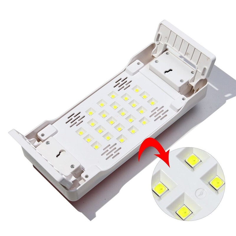 Комбинирана UV/LED лампа и възглавница за маникюр Цвят Син