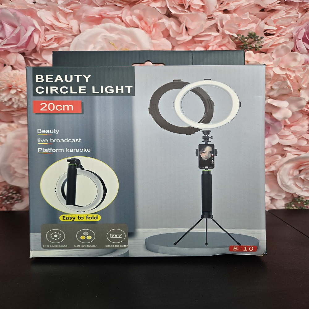 Трипод LED ринг силна лампа - настолна Трипод LED ринг силна лампа - настолна