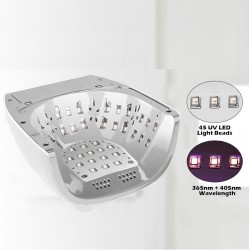 Акумулаторна 90W професионална безжична UV LED лампа за нокти-foto3