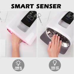 Акумулаторна 90W професионална безжична UV LED лампа за нокти-foto4