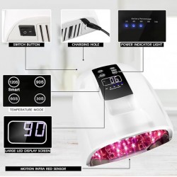 Акумулаторна 90W професионална безжична UV LED лампа за нокти-foto2