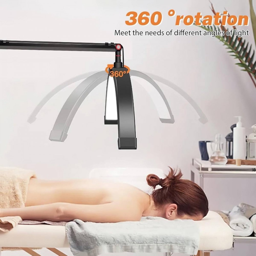 HD-M3X Професионална настолна LED лампа луна за миглопластика, грим, маникюр, микроблейдинг и татуировки.