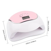 UV/LED Лампа BQ V5 - 120W, цвят Baby Pink