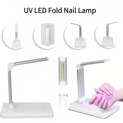 Сгъваема LED/UV лампа FX 208 - въртяща се на 160°