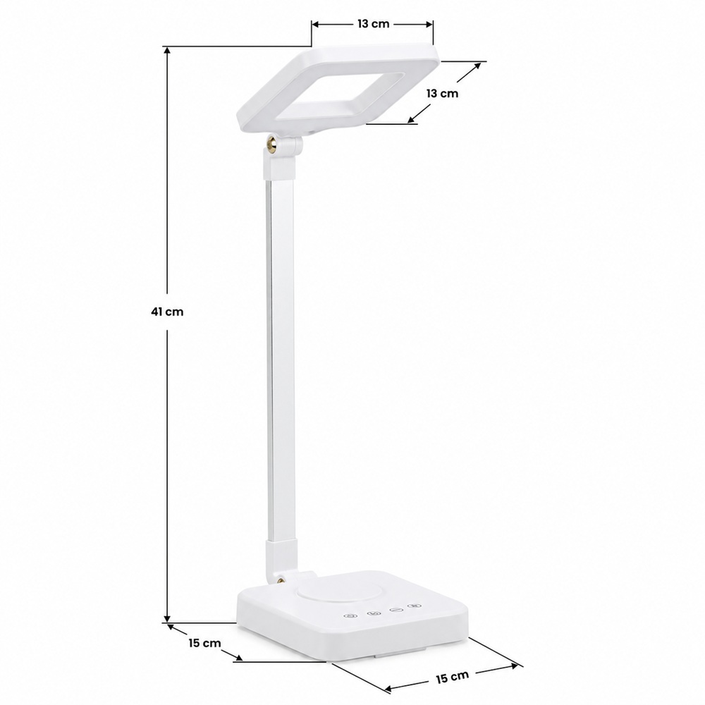 Квадратна LED настолна лампа Elegante Square 804 Квадратна LED настолна лампа Elegante Square 804