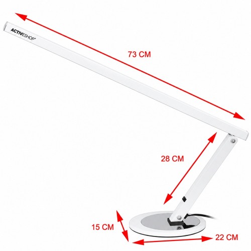 Професионална настолна LED лампа SLIM – 8,4W, 84 LED, бяла Професионална настолна LED лампа SLIM – 8,4W, 84 LED, бяла