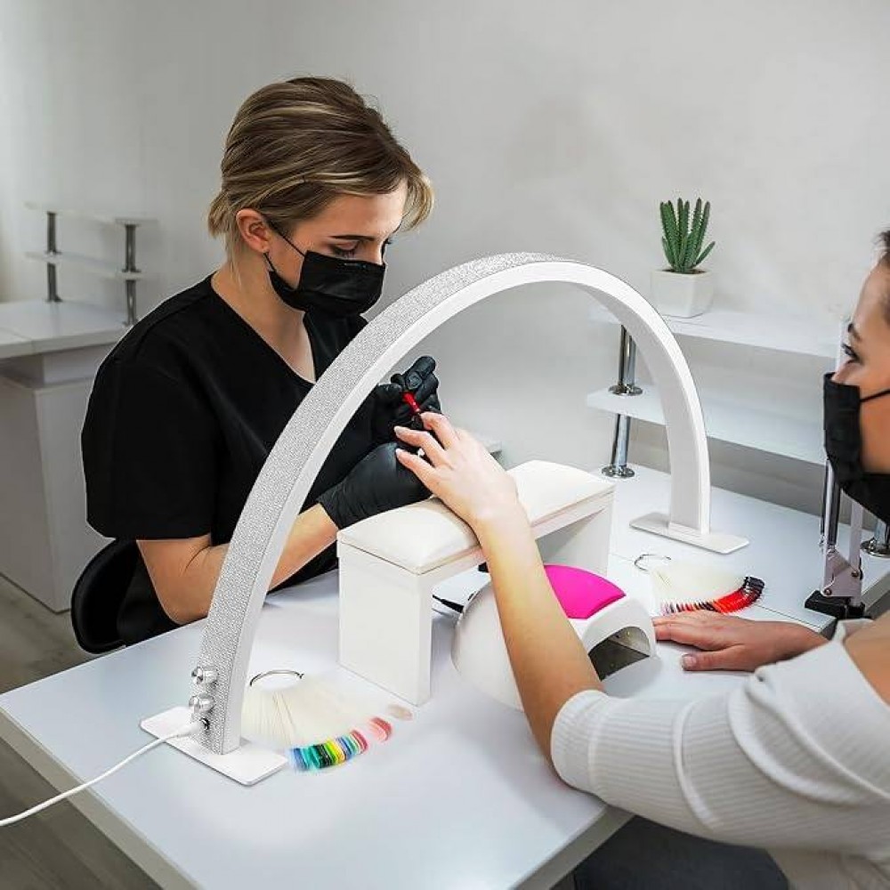 Настолна лампа Дъга с копче за регулиране 40W с диаманти