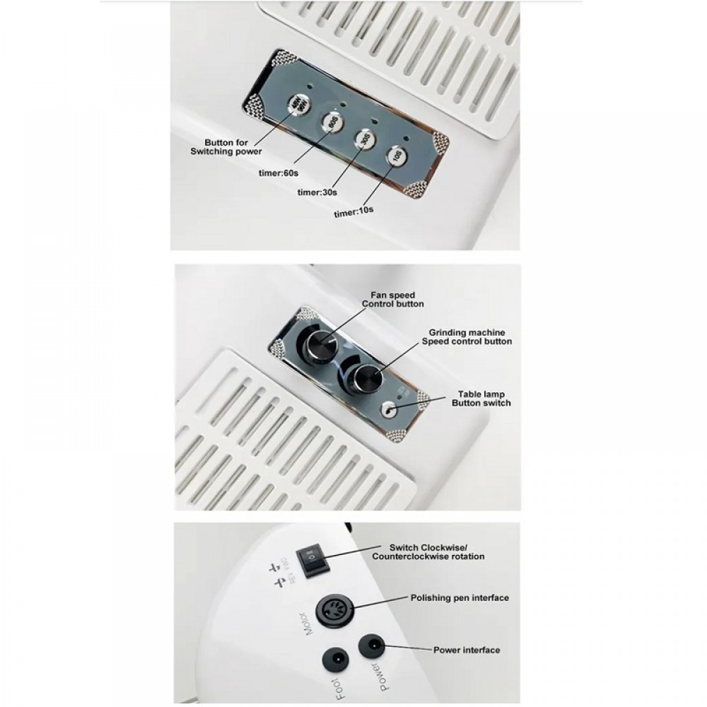 Професионален комбиниран уред за маникюр 5в1 Бяла перла- BQ777: LED/UV лампа+Електрическа пила+Прахоуловител+Лампа+6 бр. накрайници за ел. пила+6 бр.шлайф шапки Професионален комбиниран уред за маникюр 5в1 Бяла перла- BQ777: LED/UV лампа+Електрическа пила+Прахоуловител+Лампа+6 бр. накрайници за ел. пила+6 бр.шлайф шапки
