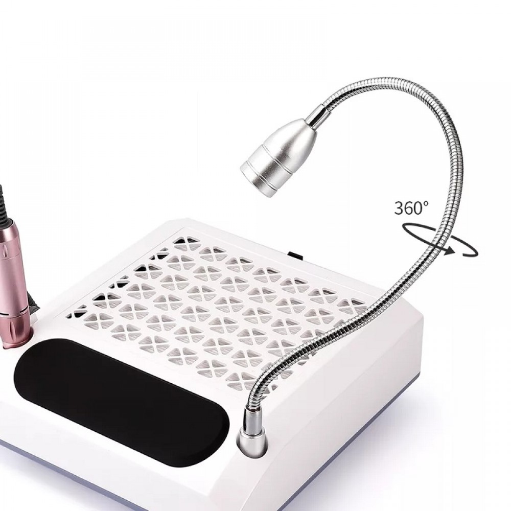 Комбиниран уред за маникюр 3в1- BQ608 Електрическа пила Прахоуловител Лампа