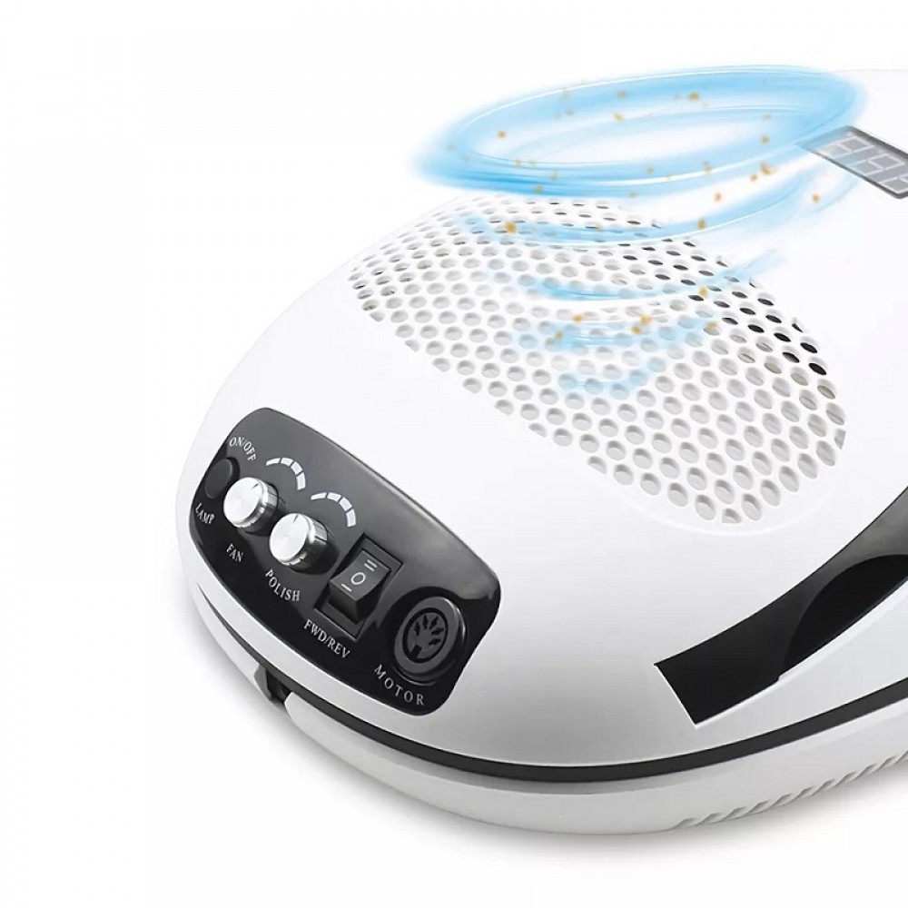 Мултифункционален уред за маникюр 3в1- SG708 LED/UV лампа Електрическа пила Прахоуловител