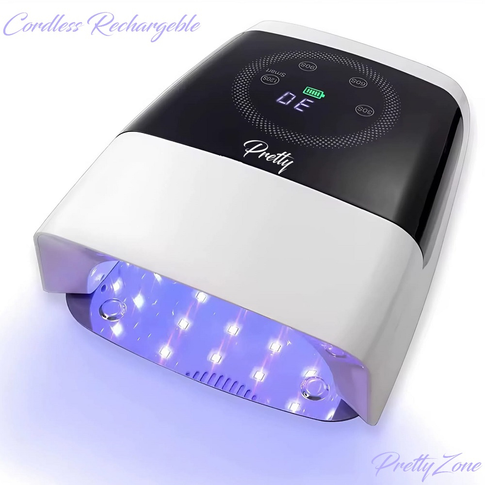 Професионална безкабелна UV/LED лампа за маникюр Cordless 132W