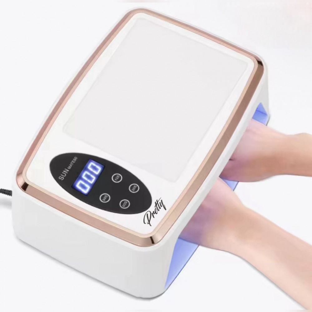 UV/LED Лампа SUN Mate-60 - двойна, с възглавничка