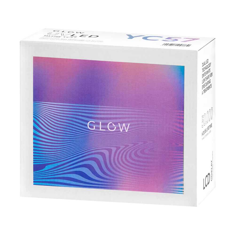 UV/LED лампа GLOW YC57 – 268 W, бяла