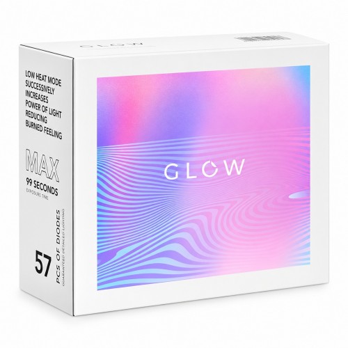UV/LED лампа GLOW F2 SP – 220 W, 57 Dual LED, сребриста UV/LED лампа GLOW F2 SP – 220 W, 57 Dual LED, сребриста