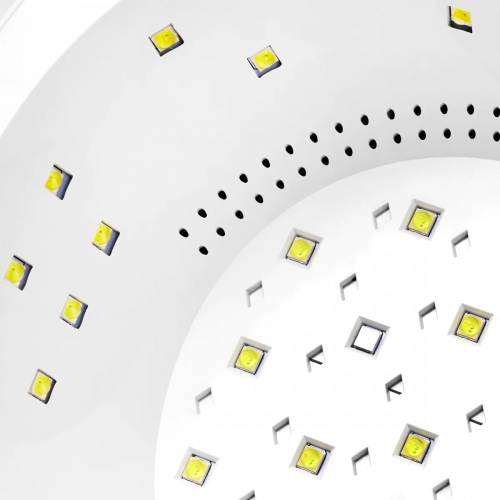 UV/LED лампа OCHO NAILS 8 - 84W, 42 LED, бяла
