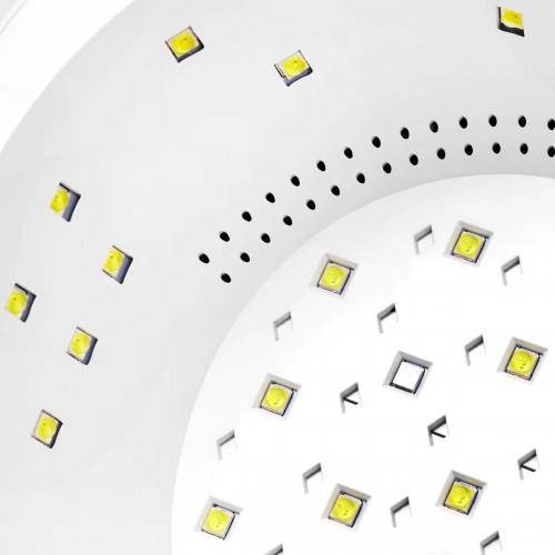 UV/LED лампа OCHO NAILS 8 - 84W, 42 LED, бяла