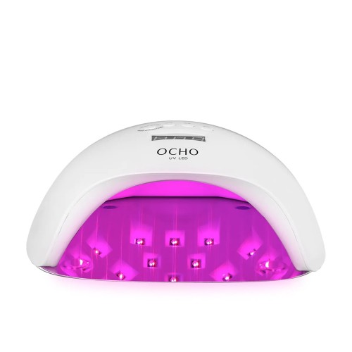 UV/LED лампа OCHO NAILS X13 Plus, с мощност 65 W, бяла/червена светлина