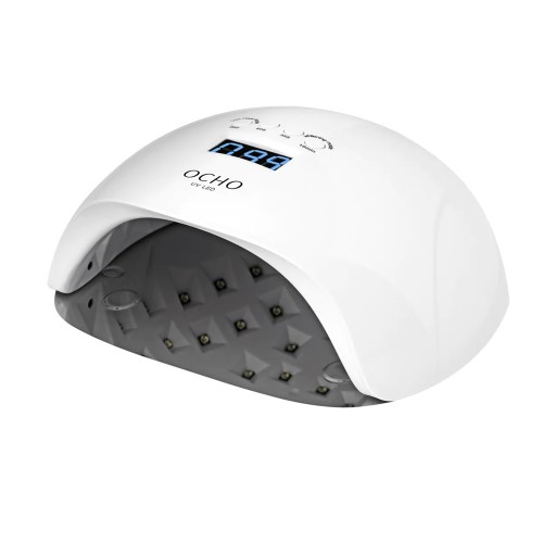 UV/LED лампа OCHO NAILS X13 Plus, с мощност 65 W, бяла/червена светлина