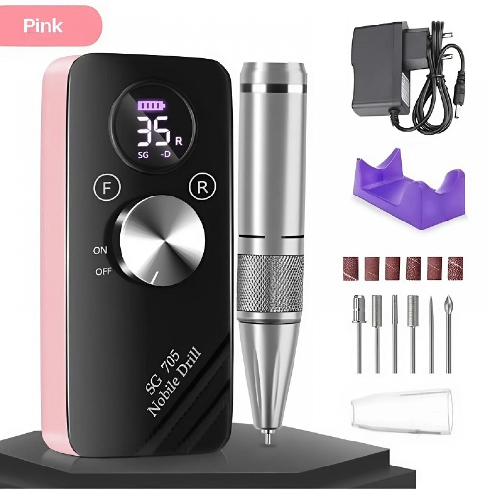 Безжична пила за маникюр SG-705 PINK 36W