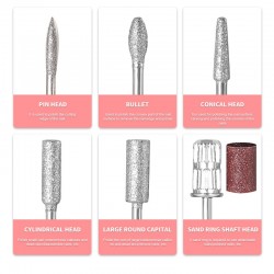 Електрическа пила за маникюр и педикюр BQ 213 с LCD дисплей-foto2