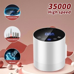 Електрическа пила за маникюр и педикюр BQ 213 с LCD дисплей-foto4