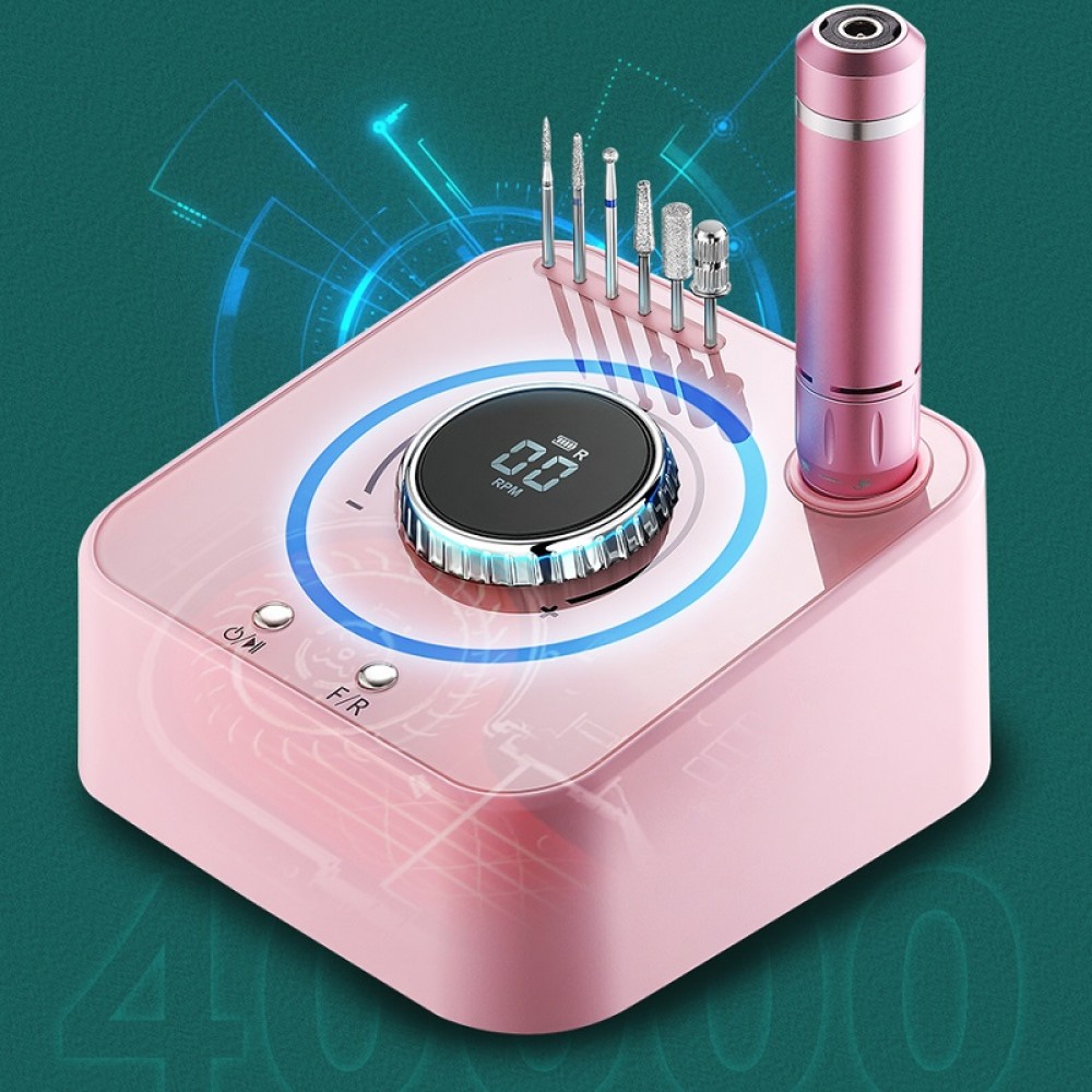 Висококачествена Професионална Електрическа пила за маникюр и педикюр UV-601-РОЗОВА Висококачествена Професионална Електрическа пила за маникюр и педикюр UV-601-РОЗОВА