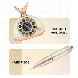 Професионална Електрическа пила Ретро телефон в цвят винтидж-крем 35 000 оборота 35W-foto5