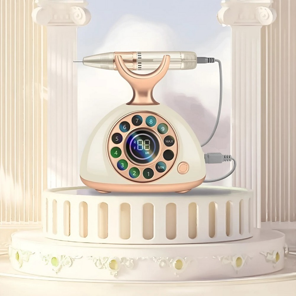 Професионална Електрическа пила Ретро телефон в цвят винтидж-крем 35 000 оборота 35W Професионална Електрическа пила Ретро телефон в цвят винтидж-крем 35 000 оборота 35W