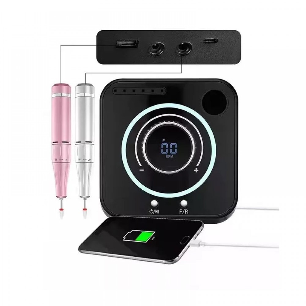 Висококачествена Професионална Електрическа пила за маникюр и педикюр UV-601-ЧЕРНА Висококачествена Професионална Електрическа пила за маникюр и педикюр UV-601-ЧЕРНА