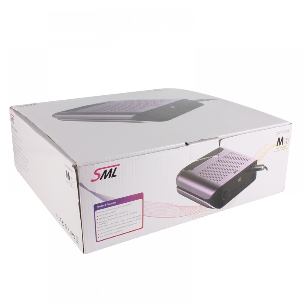 Професионална електрическа пила за маникюр и педикюр с вграден прахоуловител Sml M2